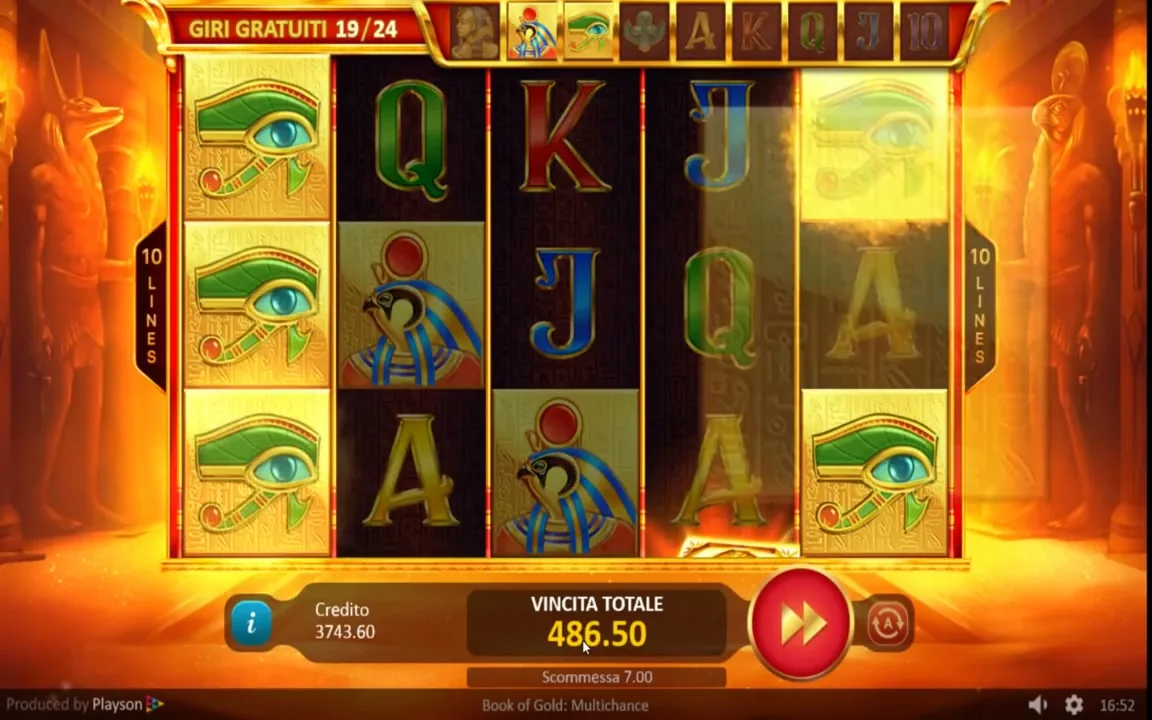 Book of Gold: Multichance en el móvil